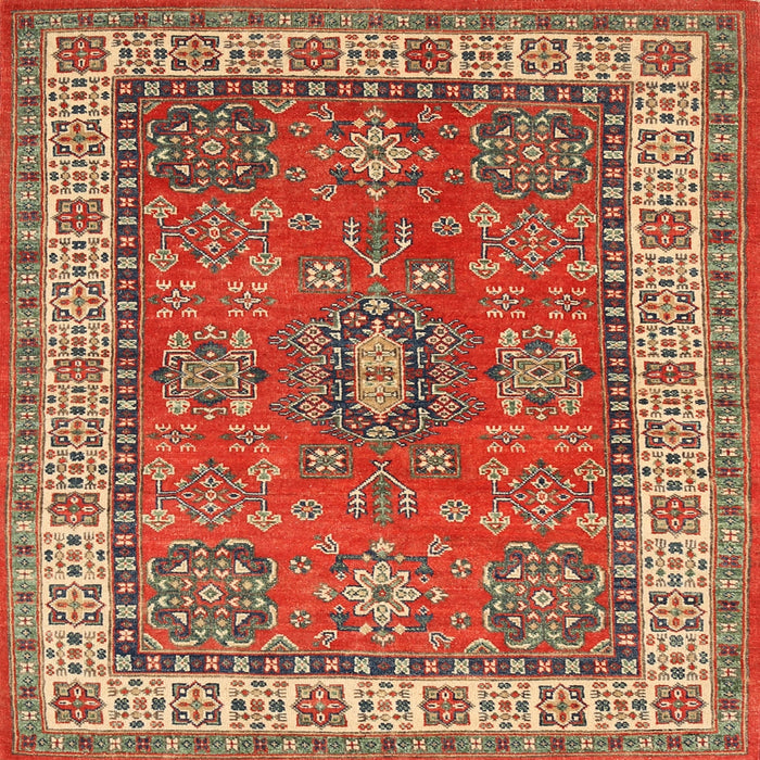 Square Traditional Red Persian Rug, tr497