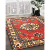 Traditional Brown Medallion Rug, tr498