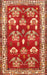 Traditional Red Animal Rug, tr4