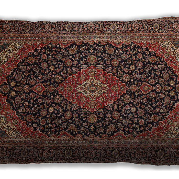 Traditional Classic Rectangular Dark Scarlet Red Lumbar Throw Pillow, 13 inch by 19 inch, lbtr500