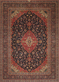 Machine Washable Traditional Dark Scarlet Red Rug, wshtr500