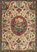 Machine Washable Traditional Sangria Brown Rug, wshtr503