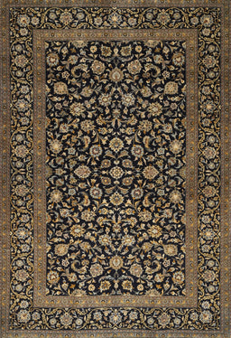 Machine Washable Traditional Orange Brown Rug, wshtr507