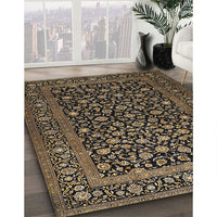 Traditional Orange Brown Persian Rug, tr507