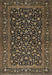 Traditional Orange Brown Persian Rug, tr507