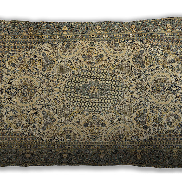 Traditional Classic Rectangular Dark Brown Lumbar Throw Pillow, 13 inch by 19 inch, lbtr508