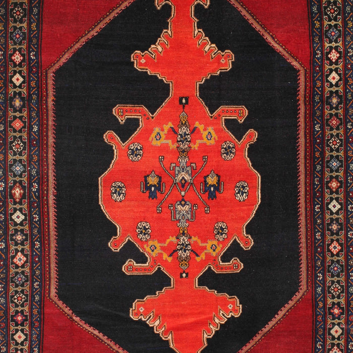 Traditional Dark Brown Persian Rug, tr50