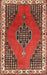 Traditional Orange Salmon Pink Persian Rug, tr510