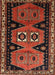 Traditional Saffron Red Persian Rug, tr513