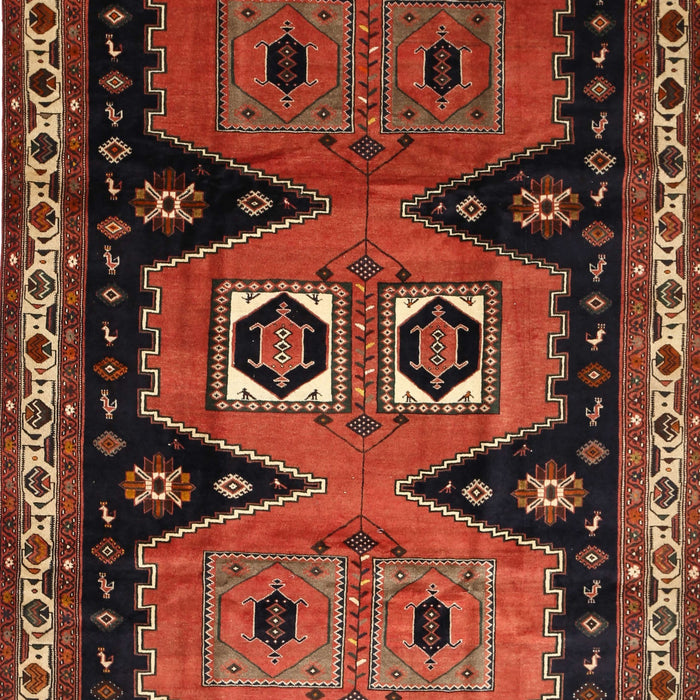 Traditional Saffron Red Persian Rug, tr513