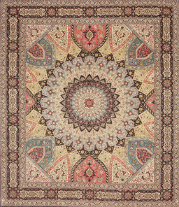 Machine Washable Traditional Chestnut Brown Rug, wshtr51