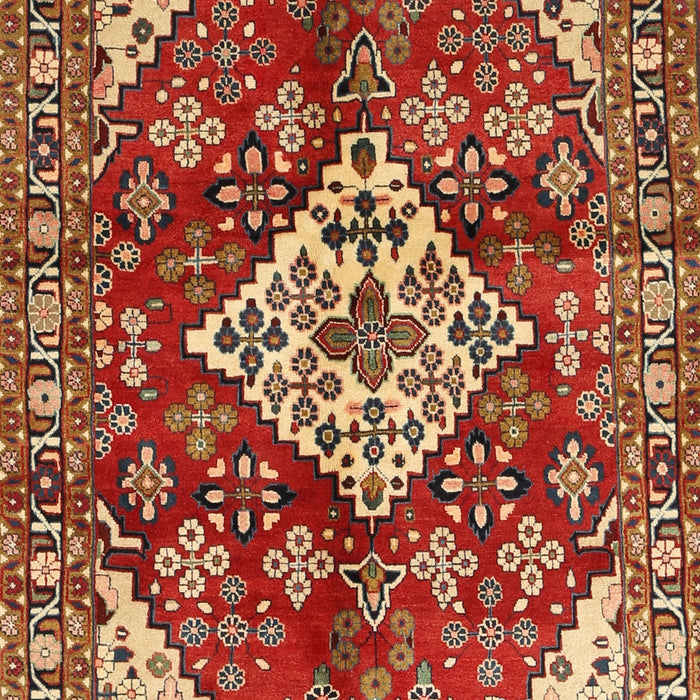 Machine Washable Traditional Sand Brown Rug, wshtr520