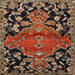 Square Traditional Red Persian Rug, tr523