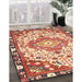 Machine Washable Traditional Red Rug in a Family Room, wshtr525