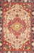 Machine Washable Traditional Red Rug, wshtr525