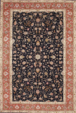 Machine Washable Traditional Bakers Brown Rug, wshtr52