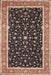 Traditional Bakers Brown Persian Rug, tr52