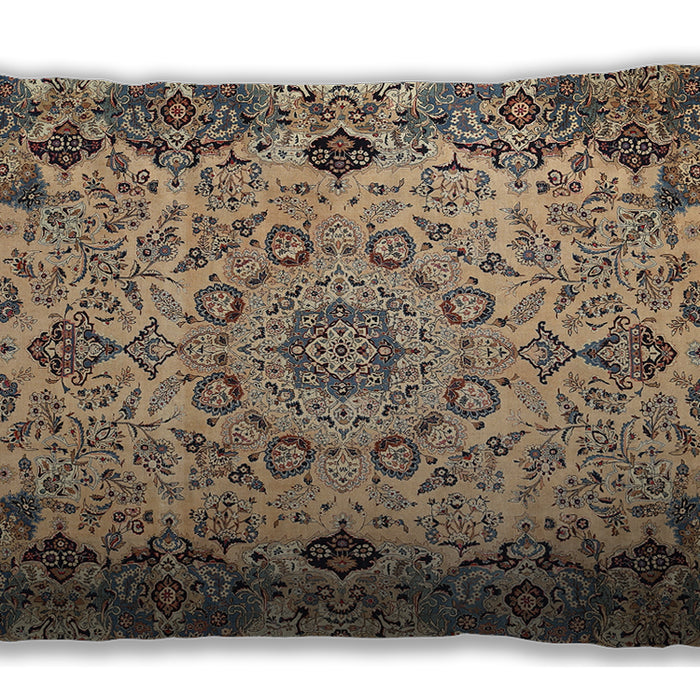 Traditional Classic Rectangular Coffee Brown Lumbar Throw Pillow, 13 inch by 19 inch, lbtr530