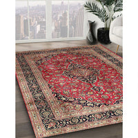 Traditional Saffron Red Persian Rug, tr533