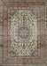 Machine Washable Traditional Light French Beige Brown Rug, wshtr535