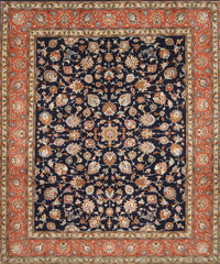 Machine Washable Traditional Light Copper Gold Rug, wshtr536