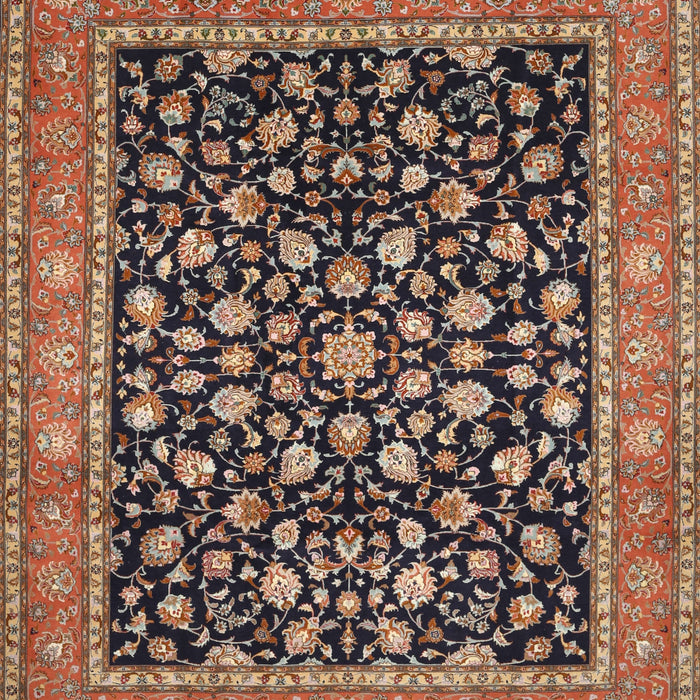 Traditional Light Copper Gold Persian Rug, tr536