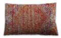 Traditional Classic Rectangular Red Lumbar Throw Pillow, 13 inch by 19 inch, lbtr537