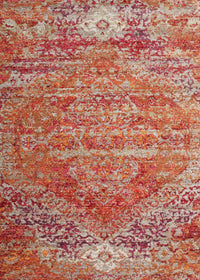 Machine Washable Traditional Red Rug, wshtr537