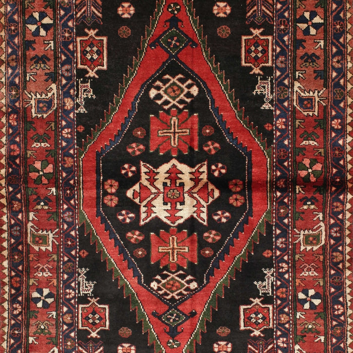 Traditional Sienna Brown Persian Rug, tr53