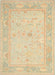 Machine Washable Traditional Brown Gold Rug, wshtr540