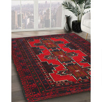 Traditional Taupe Brown Persian Rug, tr541