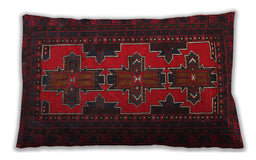 Traditional Classic Rectangular Taupe Brown Lumbar Throw Pillow, 13 inch by 19 inch, lbtr541