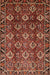 Machine Washable Traditional Crimson Red Rug, wshtr544