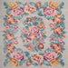 Square Traditional Orange Salmon Pink Medallion Rug, tr546