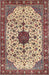 Traditional Brown Red Medallion Rug, tr548