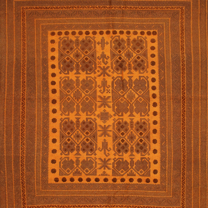 Traditional Orange Red Southwestern Rug, tr54