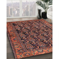 Traditional Rust Pink Persian Rug, tr551