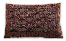 Traditional Classic Rectangular Rust Pink Lumbar Throw Pillow, 13 inch by 19 inch, lbtr551