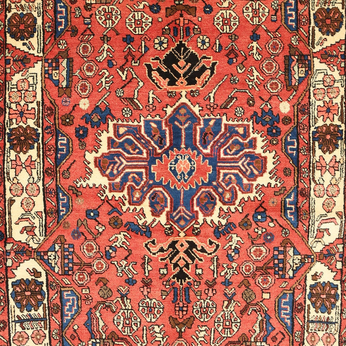 Traditional Tangerine Pink Persian Rug, tr555