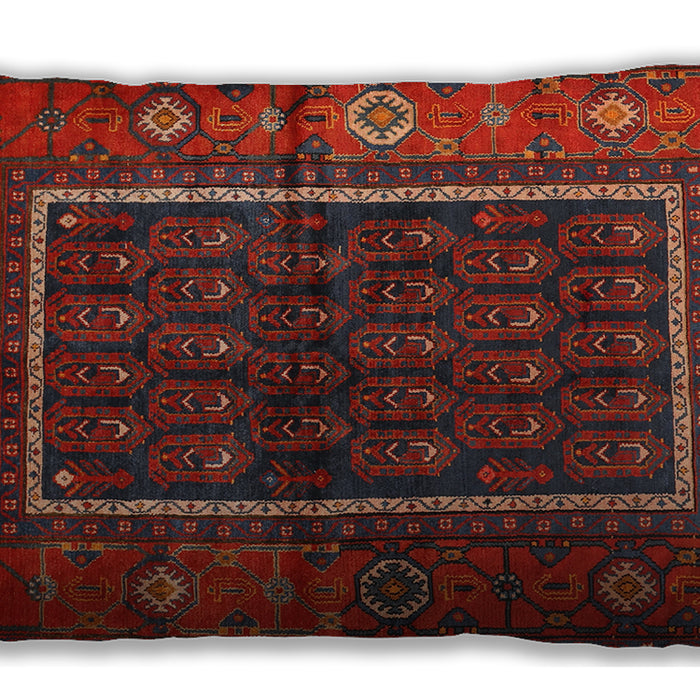 Traditional Classic Rectangular Red Lumbar Throw Pillow, 13 inch by 19 inch, lbtr557