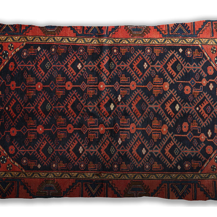 Traditional Classic Rectangular Saffron Red Lumbar Throw Pillow, 13 inch by 19 inch, lbtr558