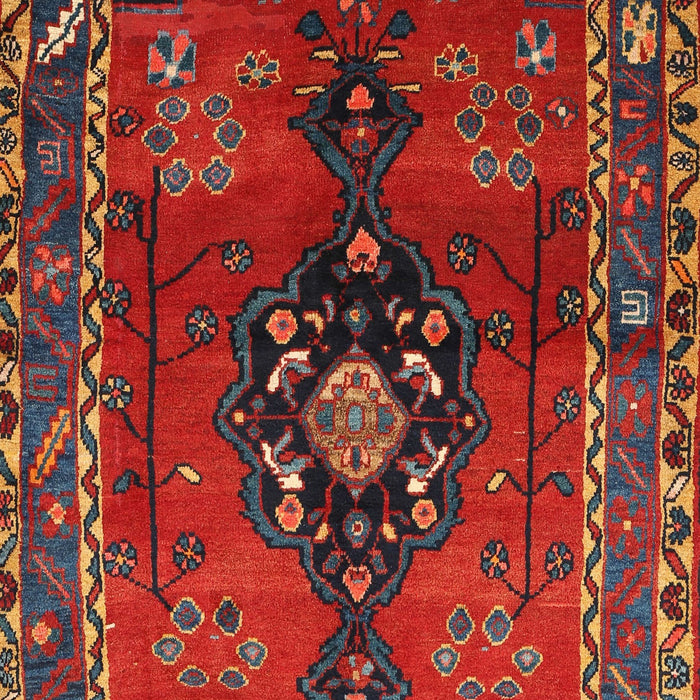 Machine Washable Traditional Brown Rug, wshtr559