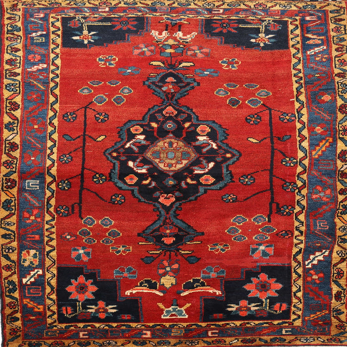 Square Traditional Brown Persian Rug, tr559