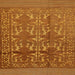 Square Traditional Mahogany Brown Southwestern Rug, tr55