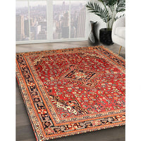 Traditional Sand Brown Persian Rug, tr560