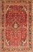 Traditional Sand Brown Persian Rug, tr560