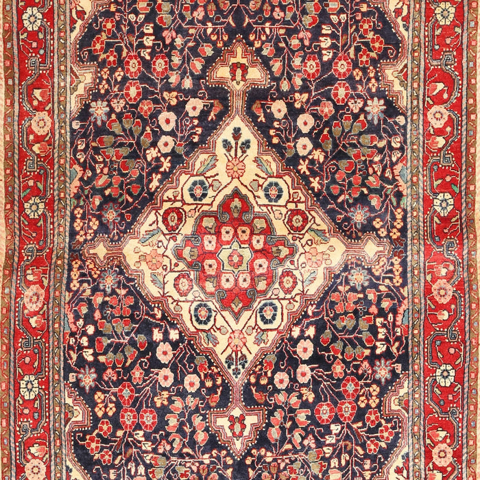 Machine Washable Traditional Fire Brick Red Rug, wshtr561