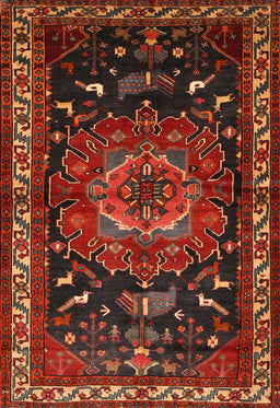 Machine Washable Traditional Sienna Brown Rug, wshtr564