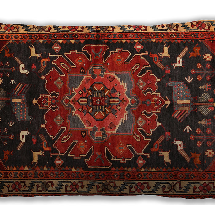 Traditional Classic Rectangular Sienna Brown Lumbar Throw Pillow, 13 inch by 19 inch, lbtr564