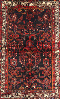 Machine Washable Traditional Brown Rug, wshtr567
